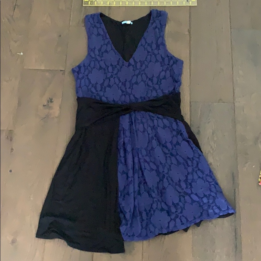 Anthropologie Leifnotes knit Dress lace  L